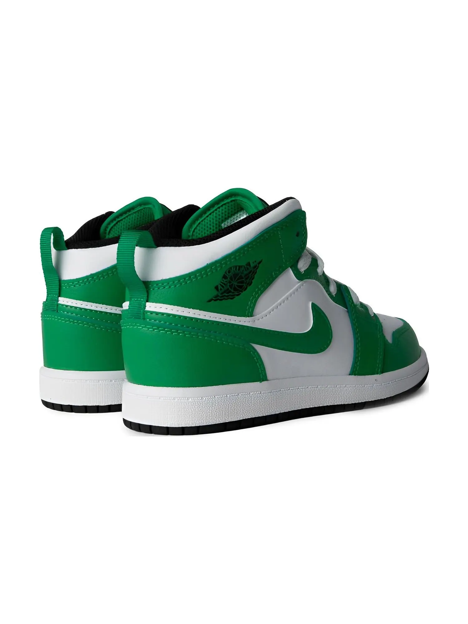 Кроссовки детские Air Jordan 1 Mid PS 'Lucky Green' — изображение 4 из 6, зеленый