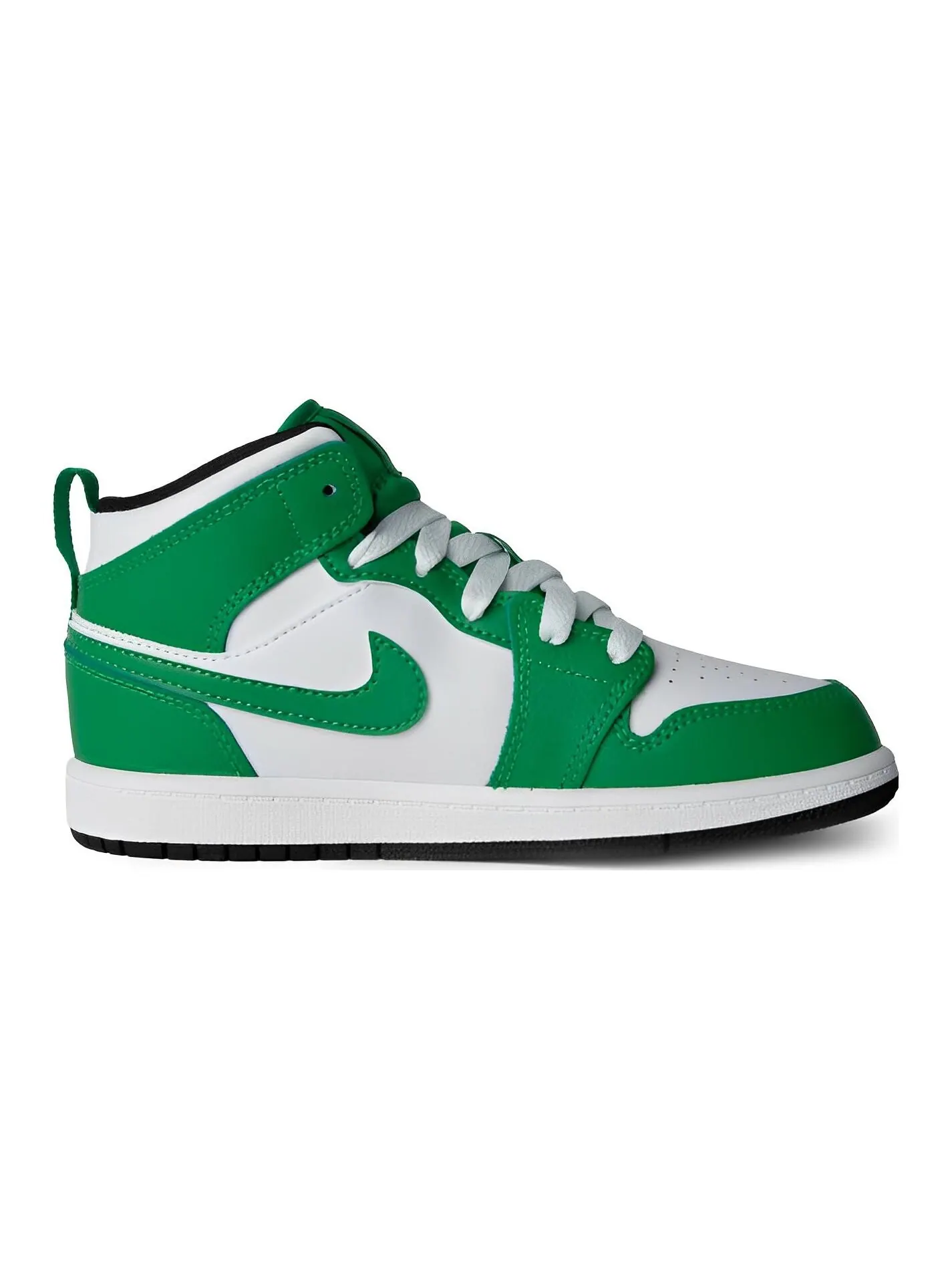 Кроссовки детские Air Jordan 1 Mid PS 'Lucky Green' — изображение 6 из 6, зеленый