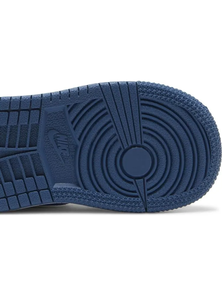 Кроссовки Air Jordan 1 Mid TD Cement True Blue — изображение 5 из 8, серый