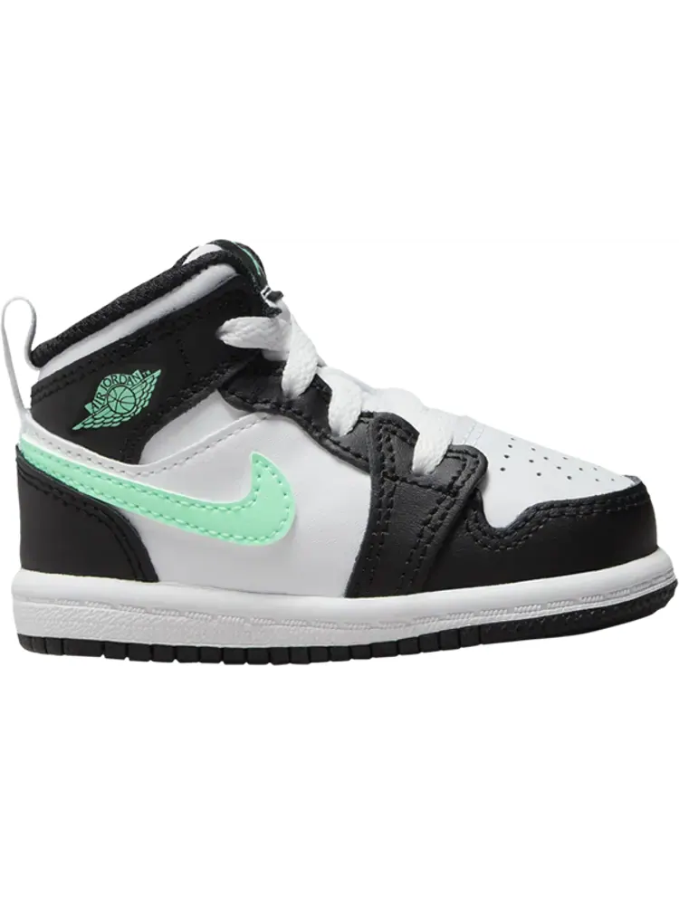 Кроссовки Air Jordan 1 Mid TD 'Green Glow' — изображение 1 из 1, черный
