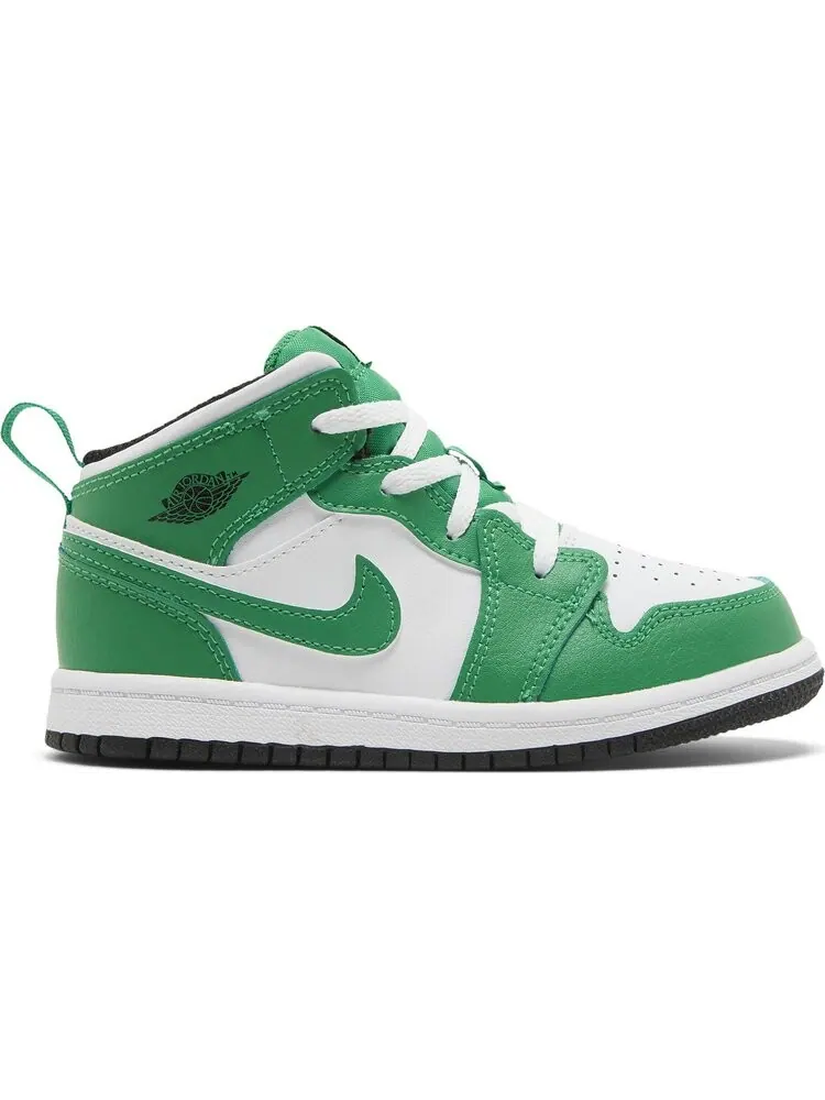 Кроссовки Air Jordan 1 Mid TD 'Lucky Green' — изображение 1 из 4, зеленый