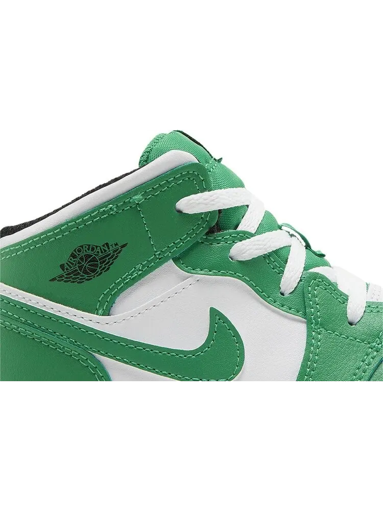 Кроссовки Air Jordan 1 Mid TD 'Lucky Green' — изображение 2 из 4, зеленый