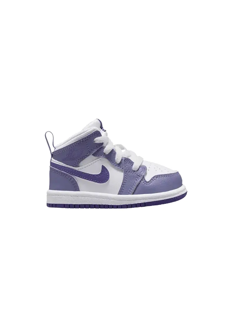 Кроссовки Air Jordan Air Jordan 1 Mid TD 'Dusty Amethyst' — изображение 1 из 1, белый/фиолетовый
