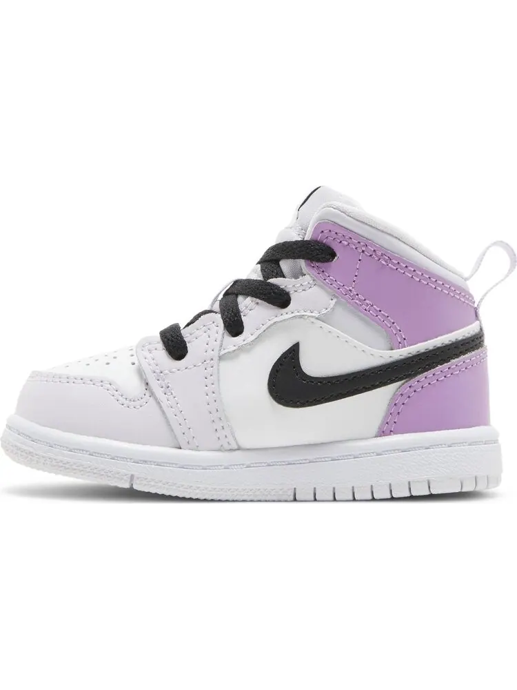 Кроссовки Air Jordan 1 Mid TD Barely Grape — изображение 3 из 8, фиолетовый