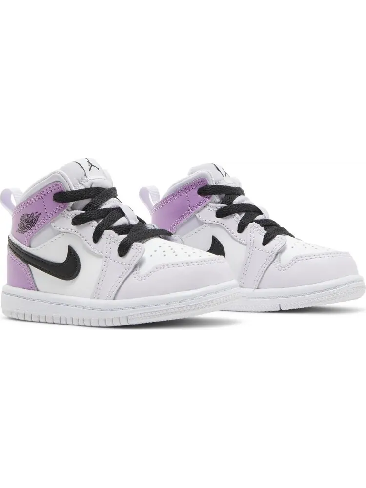 Кроссовки Air Jordan 1 Mid TD Barely Grape — изображение 8 из 8, фиолетовый