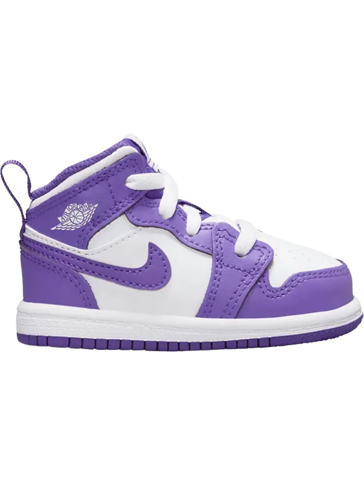 Кроссовки Air Jordan 1 Mid TD 'Purple Venom' — изображение 1 из 1, фиолетовый