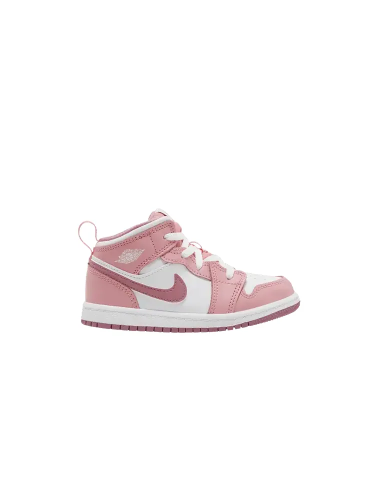 Кроссовки Air Jordan Air Jordan 1 Mid TD 'Valentine's Day 2023' — изображение 1 из 9, белый