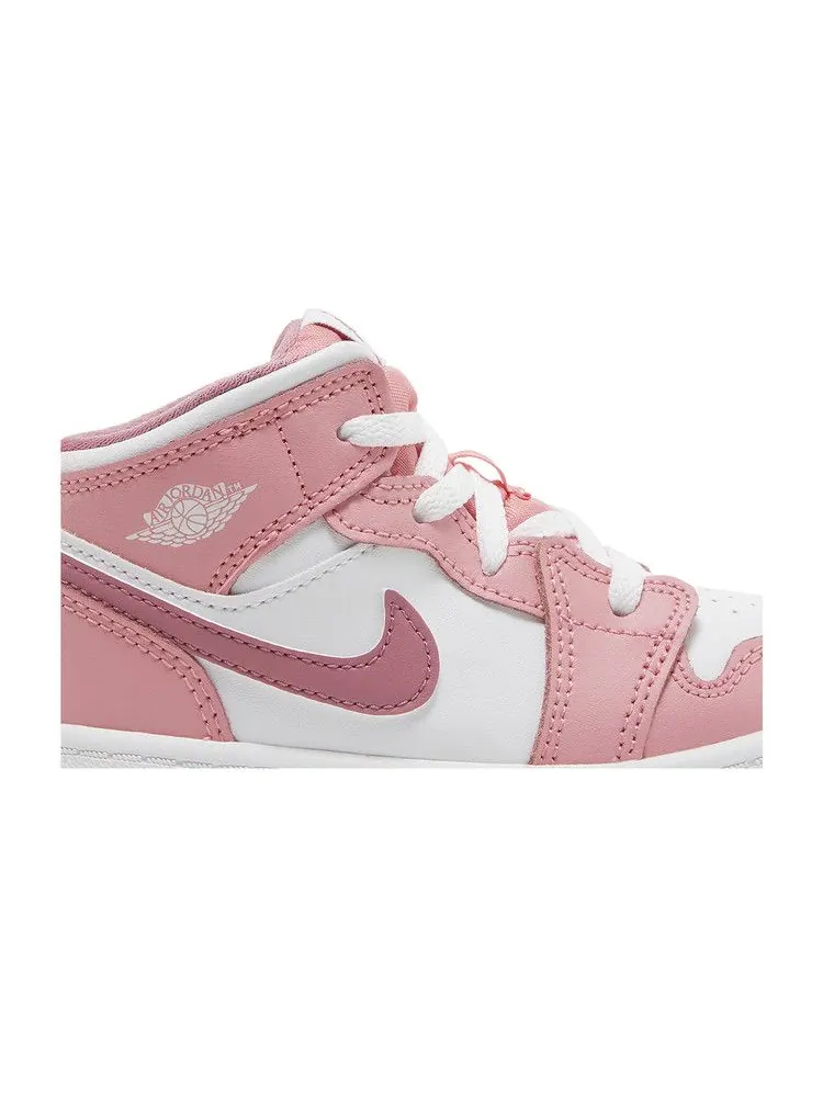 Кроссовки Air Jordan Air Jordan 1 Mid TD 'Valentine's Day 2023' — изображение 3 из 9, белый