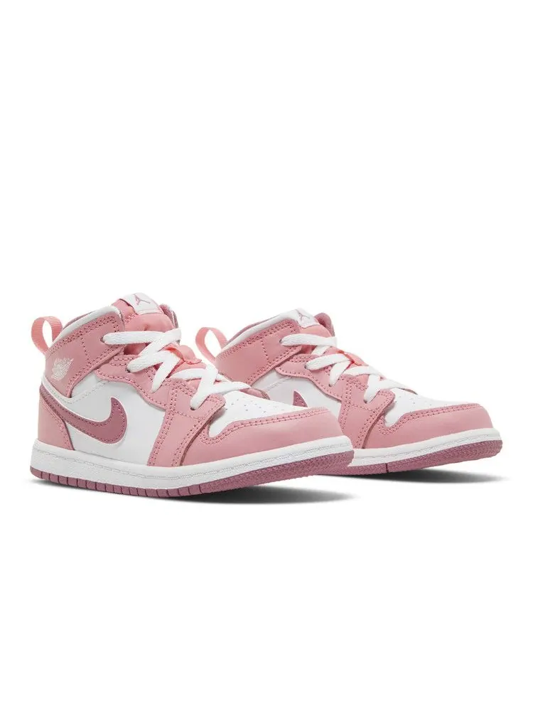Кроссовки Air Jordan Air Jordan 1 Mid TD 'Valentine's Day 2023' — изображение 9 из 9, белый