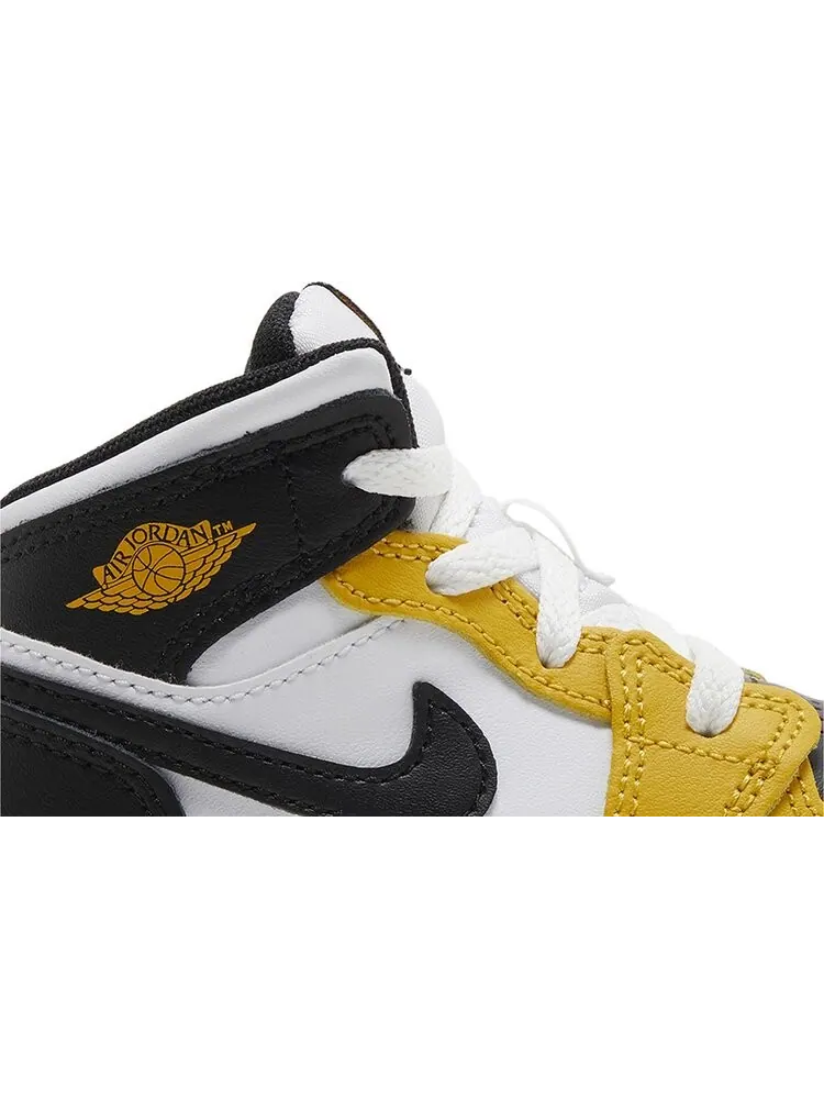 Кроссовки Air Jordan 1 Mid TD 'Yellow Ochre' — изображение 2 из 4, желтый