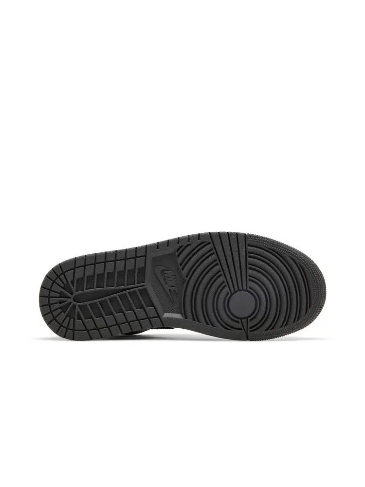 Кроссовки Air Jordan 1 Mid Iron Grey — изображение 4 из 6, серый