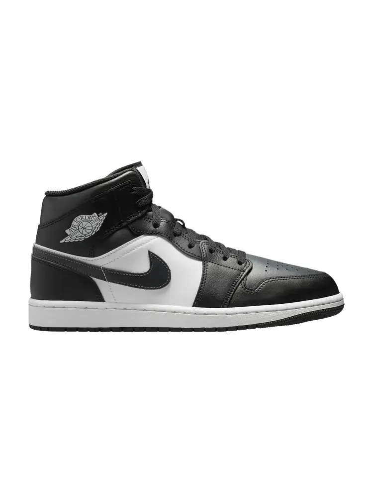 Кроссовки Air Jordan 1 Mid Black Off Noir — изображение 1 из 1, черный черный