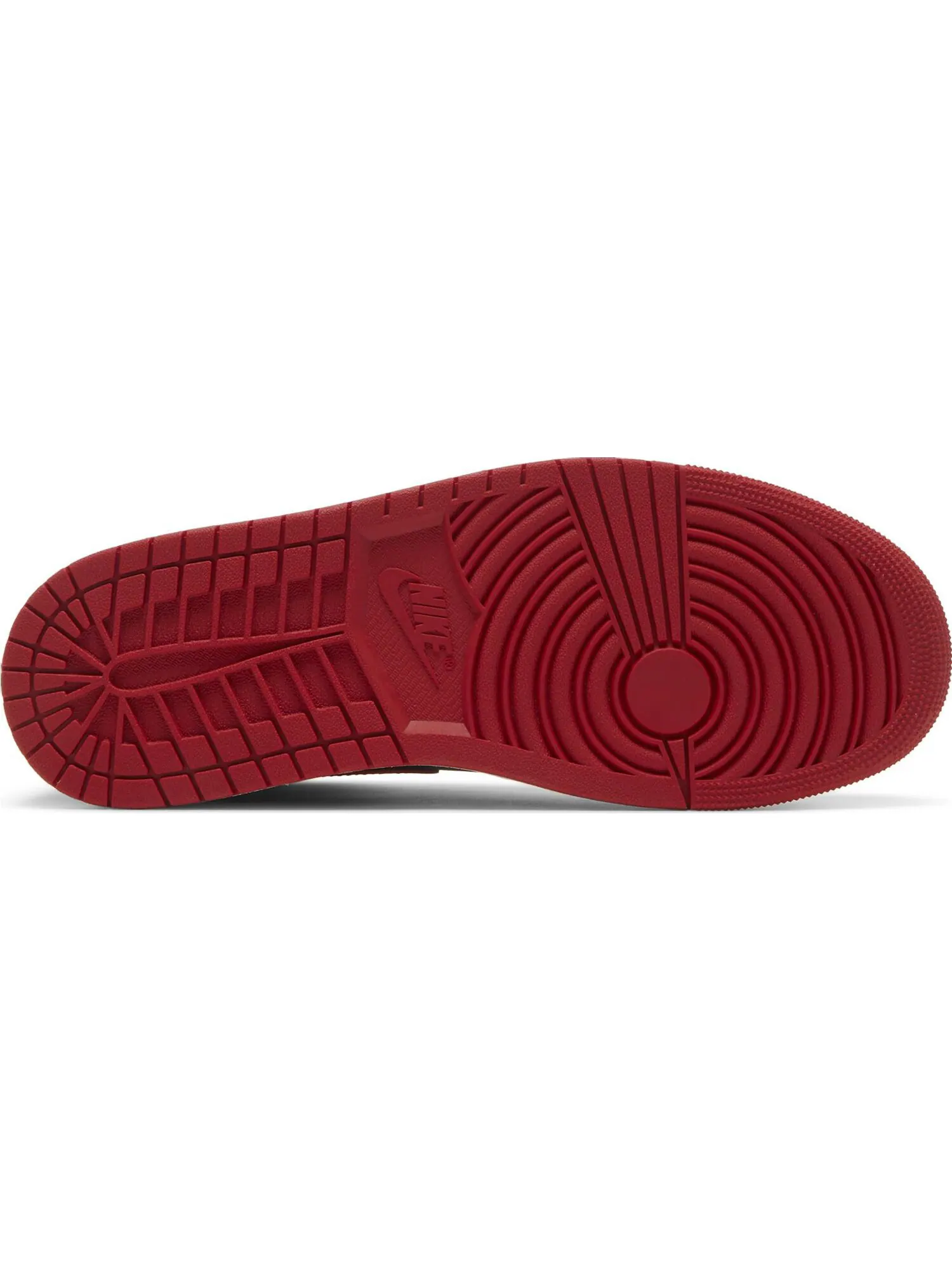 Кроссовки Nike Air Jordan 1 Mid (черно-красные) — изображение 3 из 5, черный красный