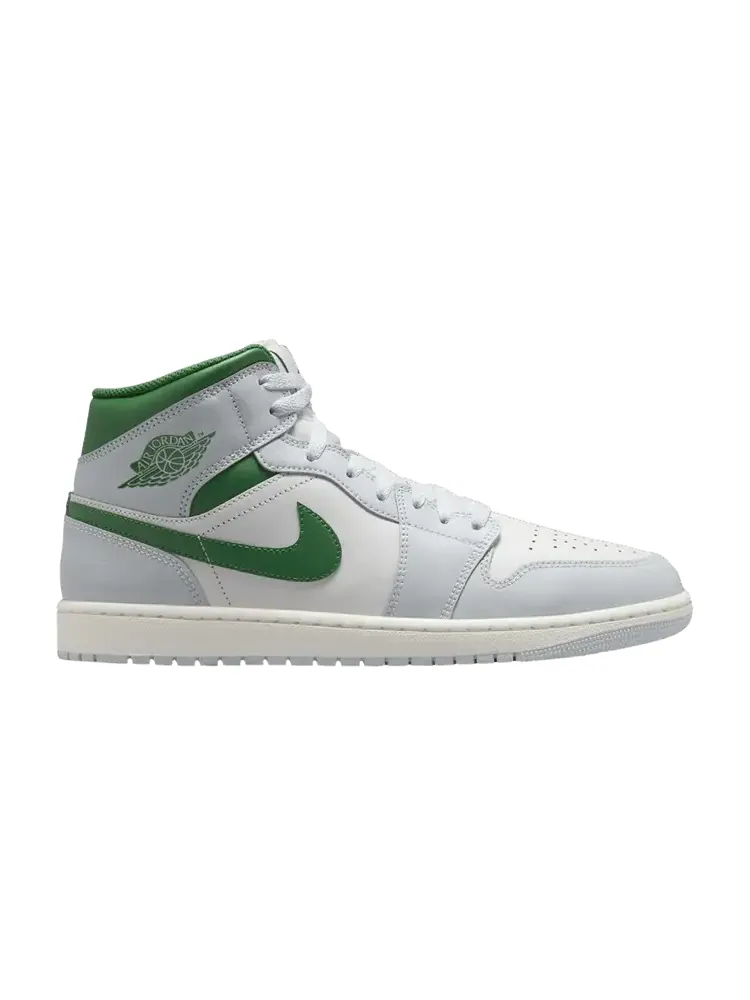 Кроссовки Air Jordan Air Jordan 1 Mid 'Summit White Lucky Green' — изображение 1 из 1