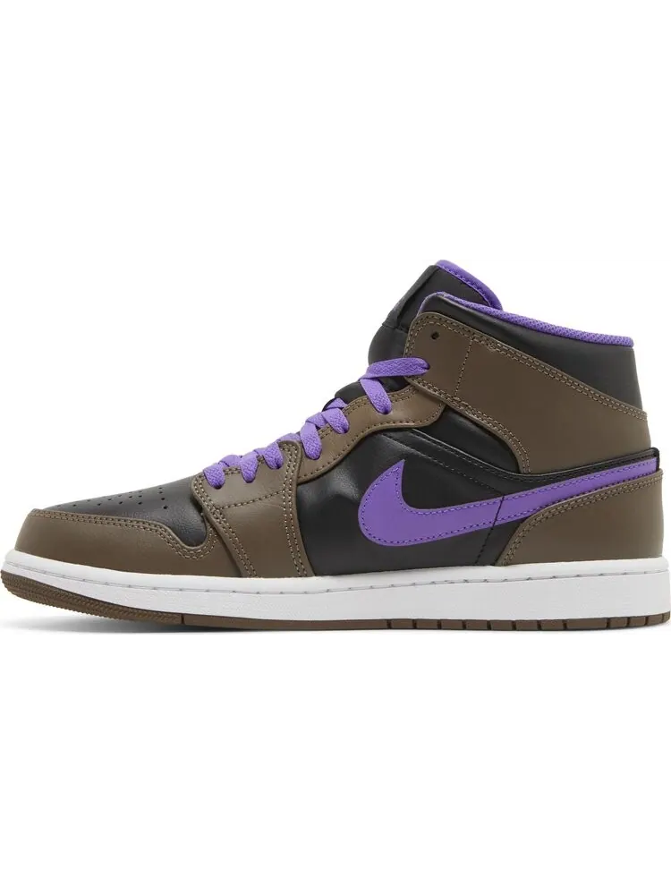 Кроссовки Air Jordan 1 Mid Palomino — изображение 3 из 8, коричневый