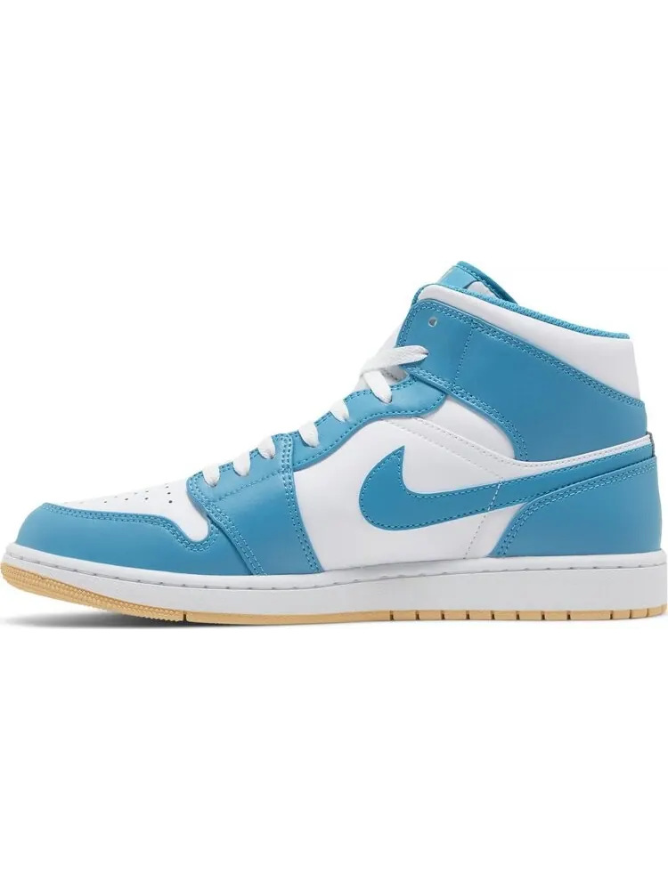 Кроссовки Air Jordan 1 Mid 'Aquatone' — изображение 3 из 4, белый