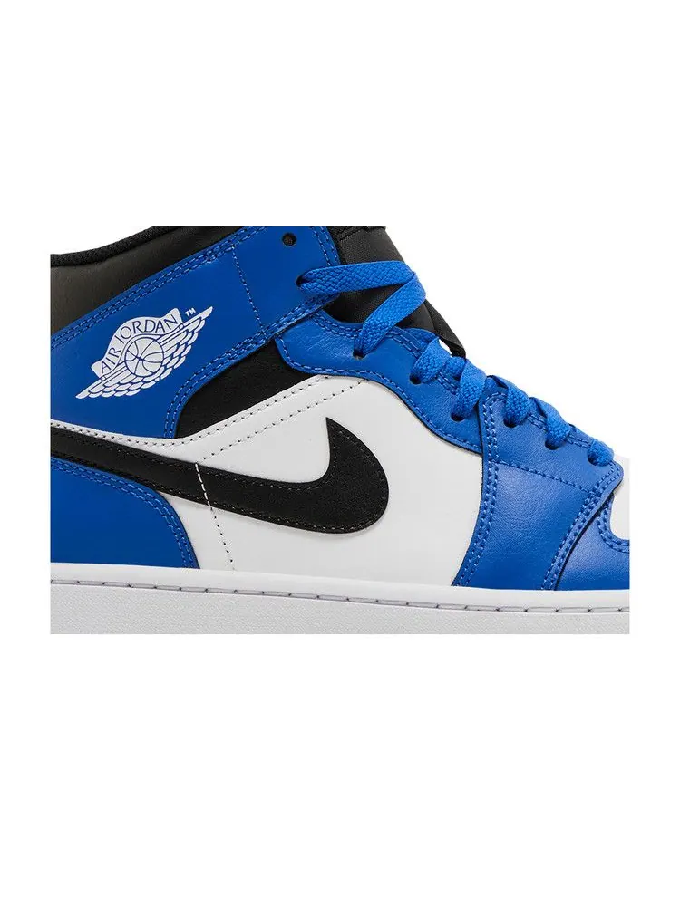 Кроссовки Air Jordan Air Jordan 1 Mid 'Game Royal' — изображение 3 из 9, черный/белый
