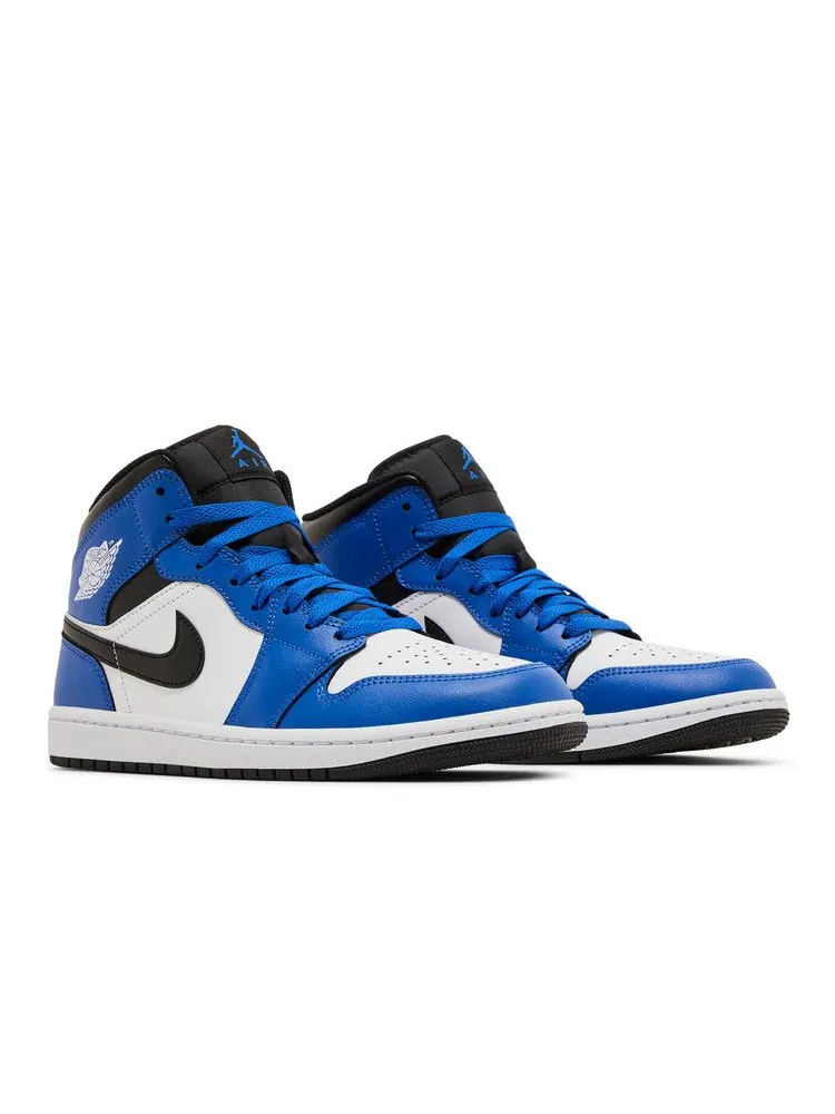 Кроссовки Air Jordan Air Jordan 1 Mid 'Game Royal' — изображение 9 из 9, черный/белый