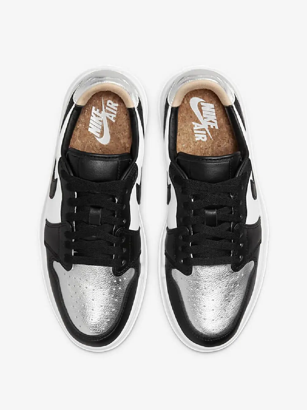 Кроссовки Nike Air Jordan 1 Elevate Low — изображение 3 из 9, серебряный