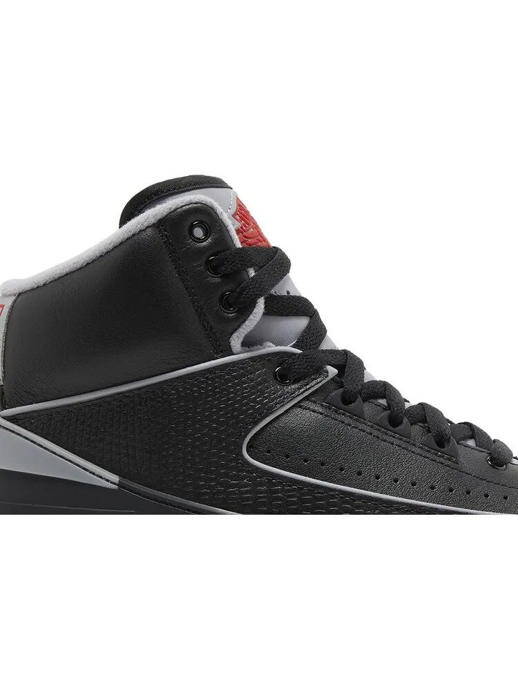 Кроссовки Air Jordan 2 Retro GS 'Black Cement' — изображение 2 из 4, черный