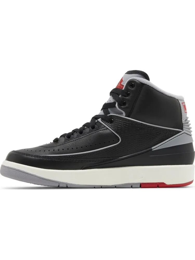 Кроссовки Air Jordan 2 Retro GS 'Black Cement' — изображение 3 из 4, черный