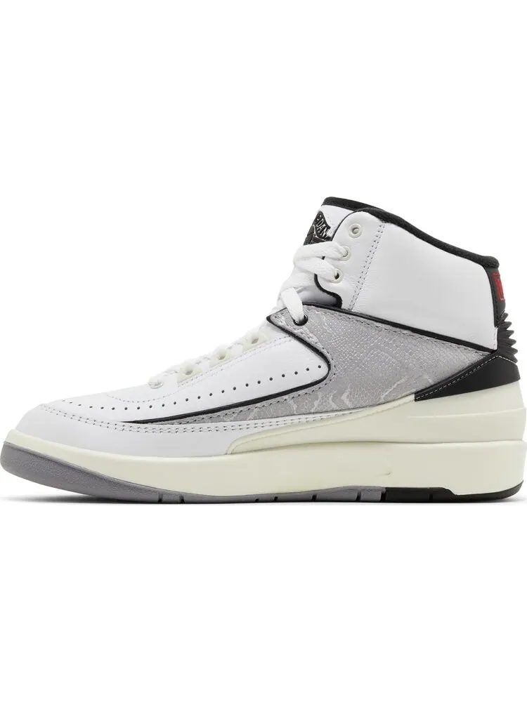 Кроссовки Air Jordan 2 Retro GS 'Python' — изображение 3 из 4, белый