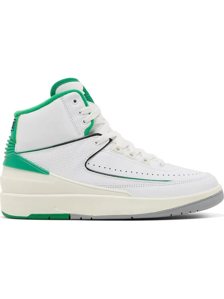 Кроссовки Air Jordan 2 Retro GS Lucky Green — изображение 1 из 8, белый