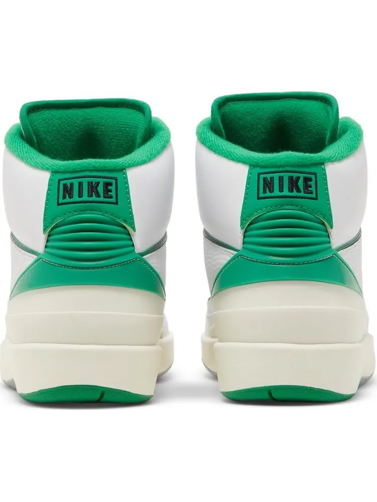 Кроссовки Air Jordan 2 Retro GS Lucky Green — изображение 6 из 8, белый