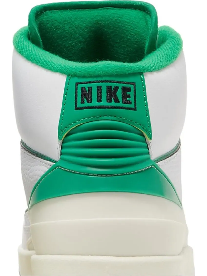 Кроссовки Air Jordan 2 Retro GS Lucky Green — изображение 7 из 8, белый