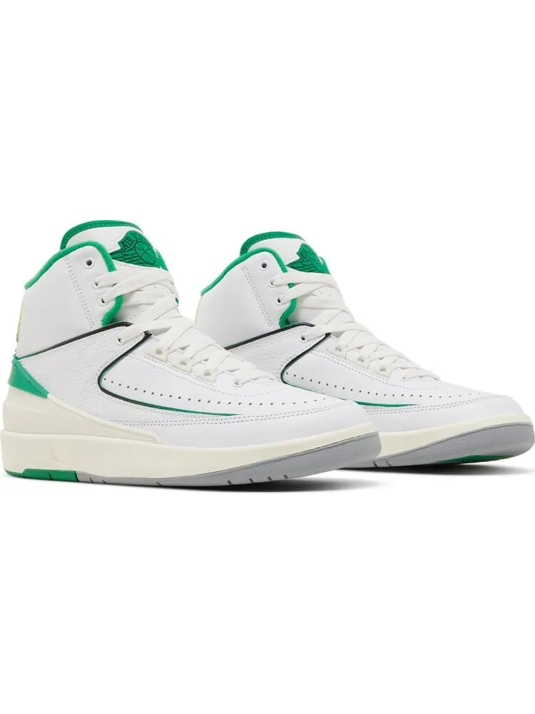 Кроссовки Air Jordan 2 Retro GS Lucky Green — изображение 8 из 8, белый