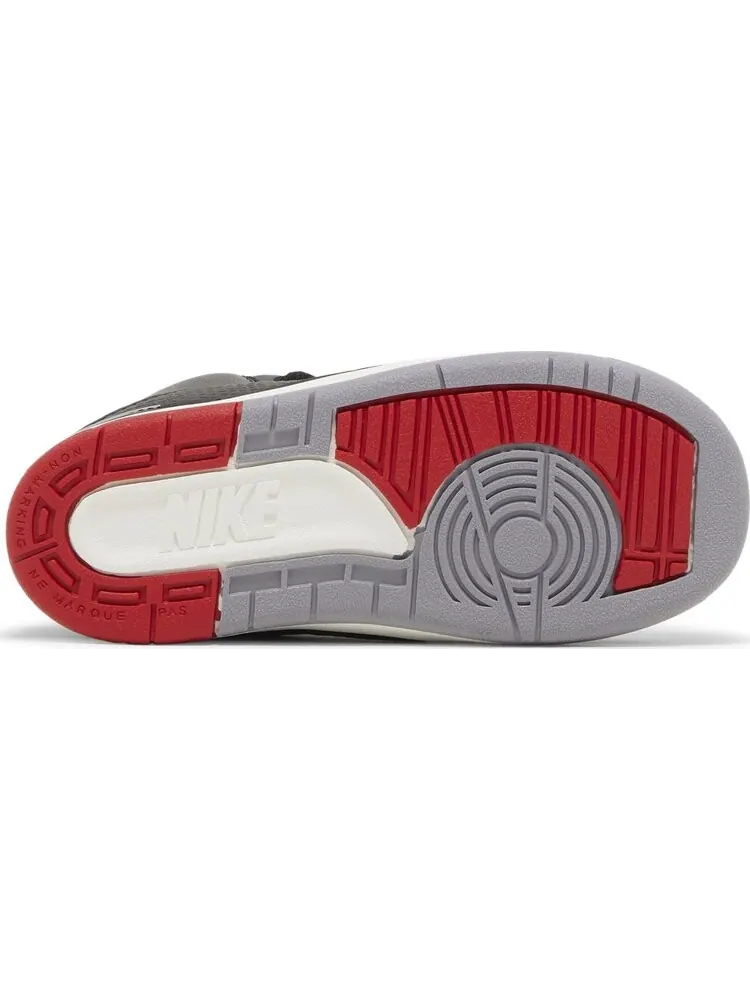 Кроссовки Air Jordan 2 Retro TD 'Black Cement' — изображение 4 из 4, черный