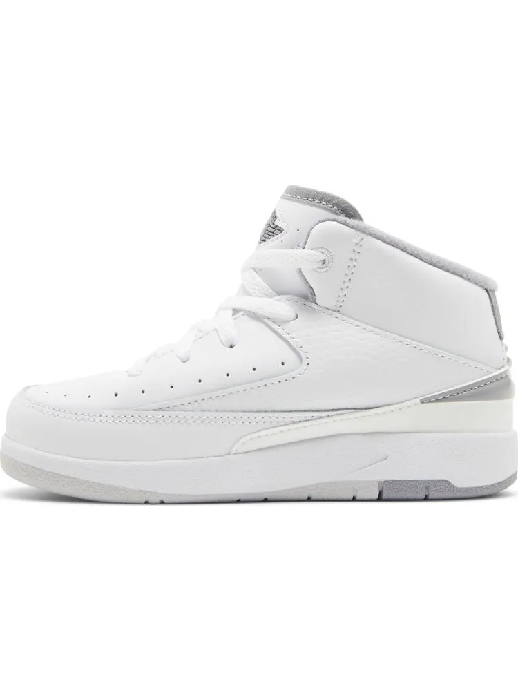 Кроссовки Air Jordan 2 Retro TD 'White Cement' — изображение 3 из 4, белый