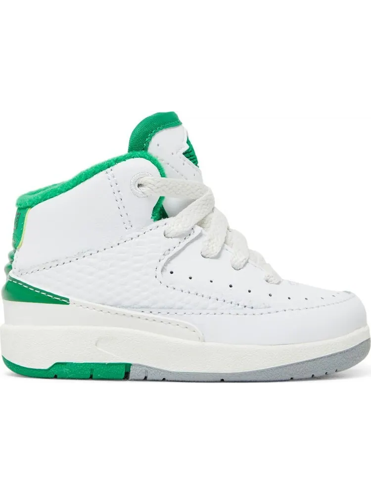 Кроссовки Air Jordan 2 Retro TD Lucky Green — изображение 1 из 8, белый
