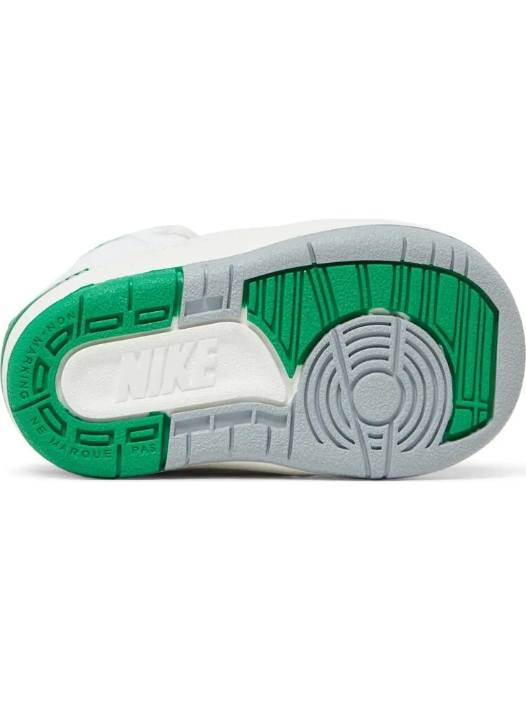 Кроссовки Air Jordan 2 Retro TD Lucky Green — изображение 4 из 8, белый