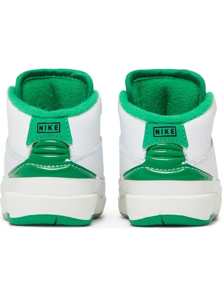 Кроссовки Air Jordan 2 Retro TD Lucky Green — изображение 6 из 8, белый