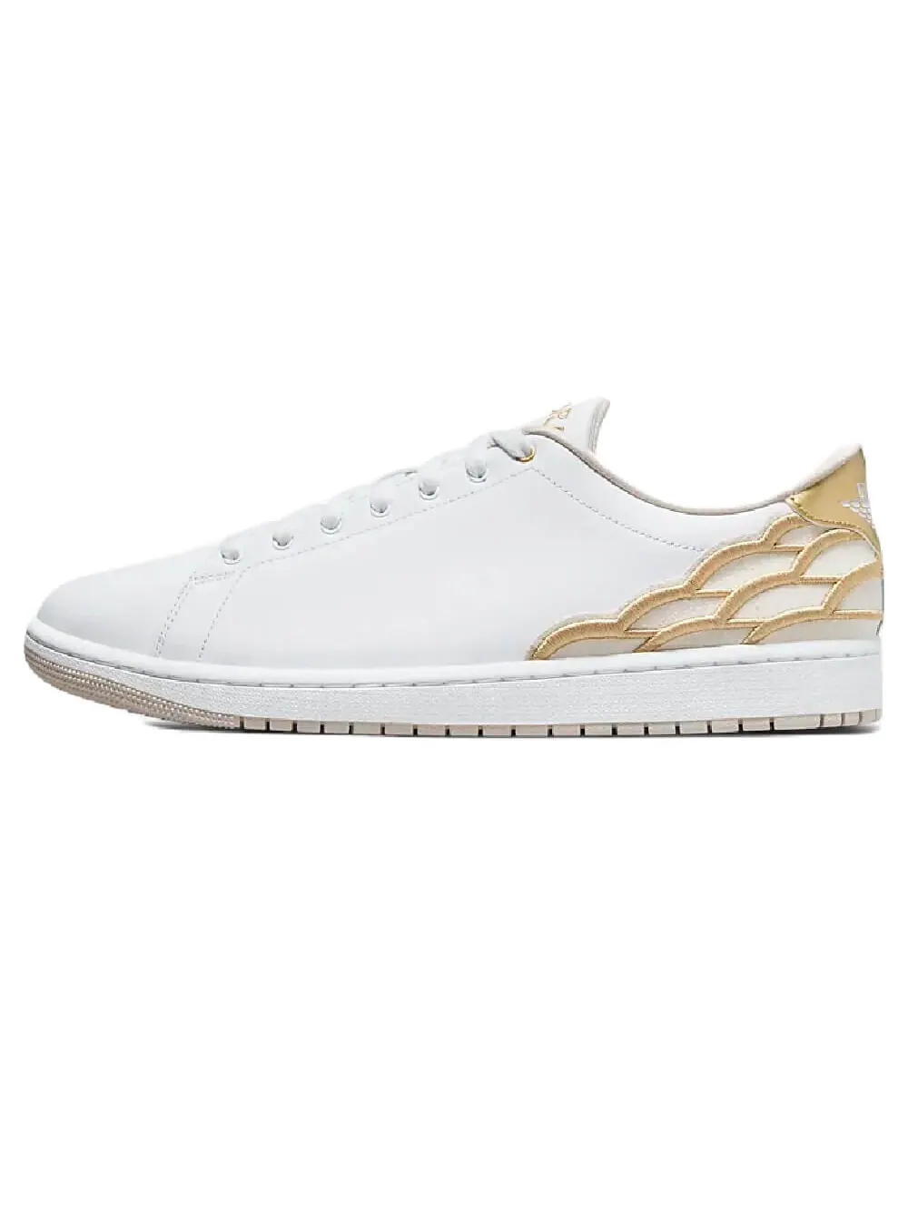 Кроссовки Nike Air Jordan 1 Centre Court — изображение 1 из 8, белый/золотой