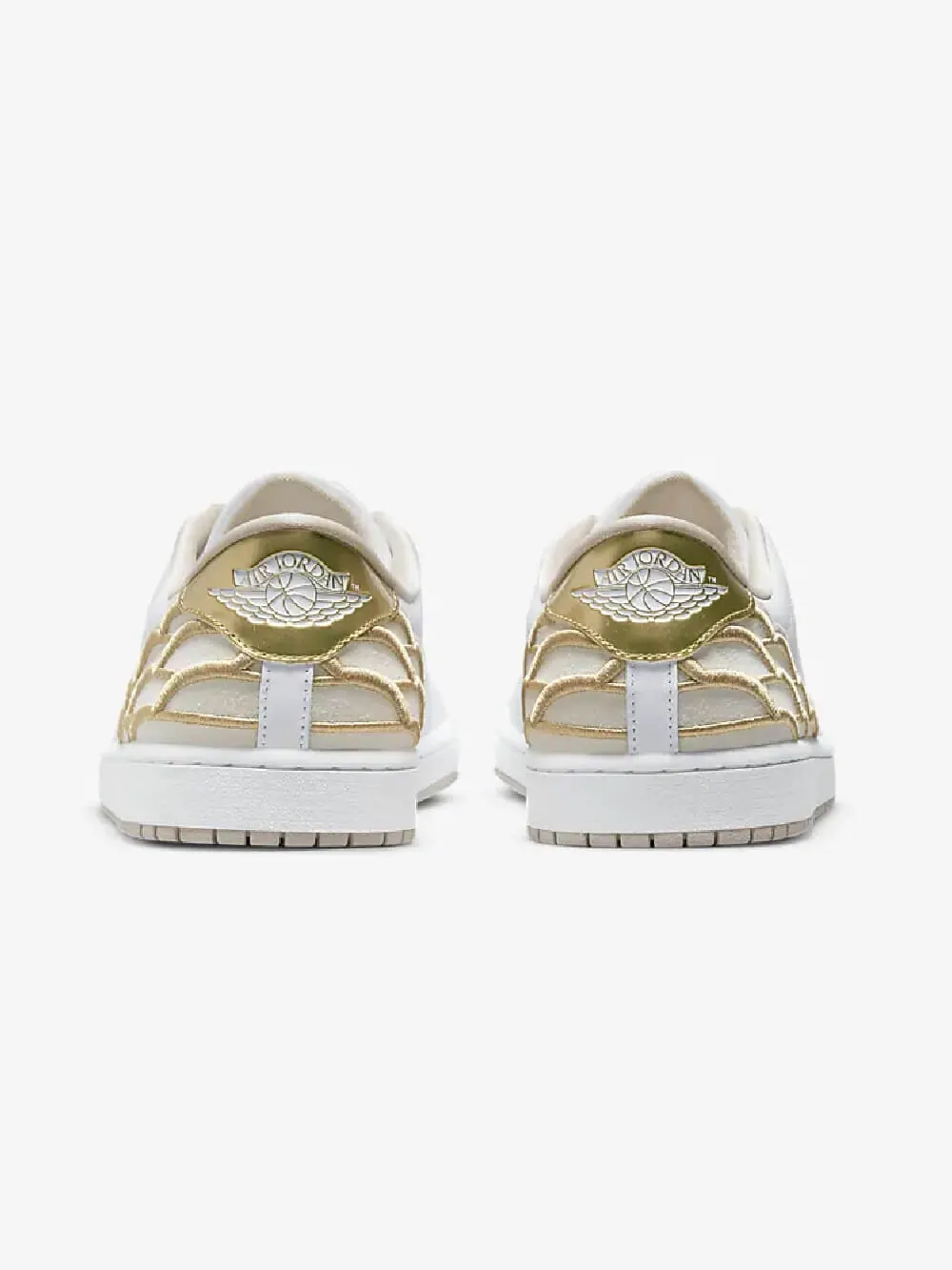 Кроссовки Nike Air Jordan 1 Centre Court — изображение 4 из 8, белый/золотой
