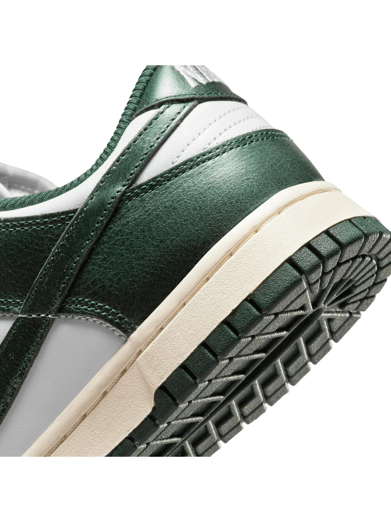 Кроссовки Nike Dunk Low 'Vintage Green', кожаные, низкие — изображение 7 из 7, зеленый