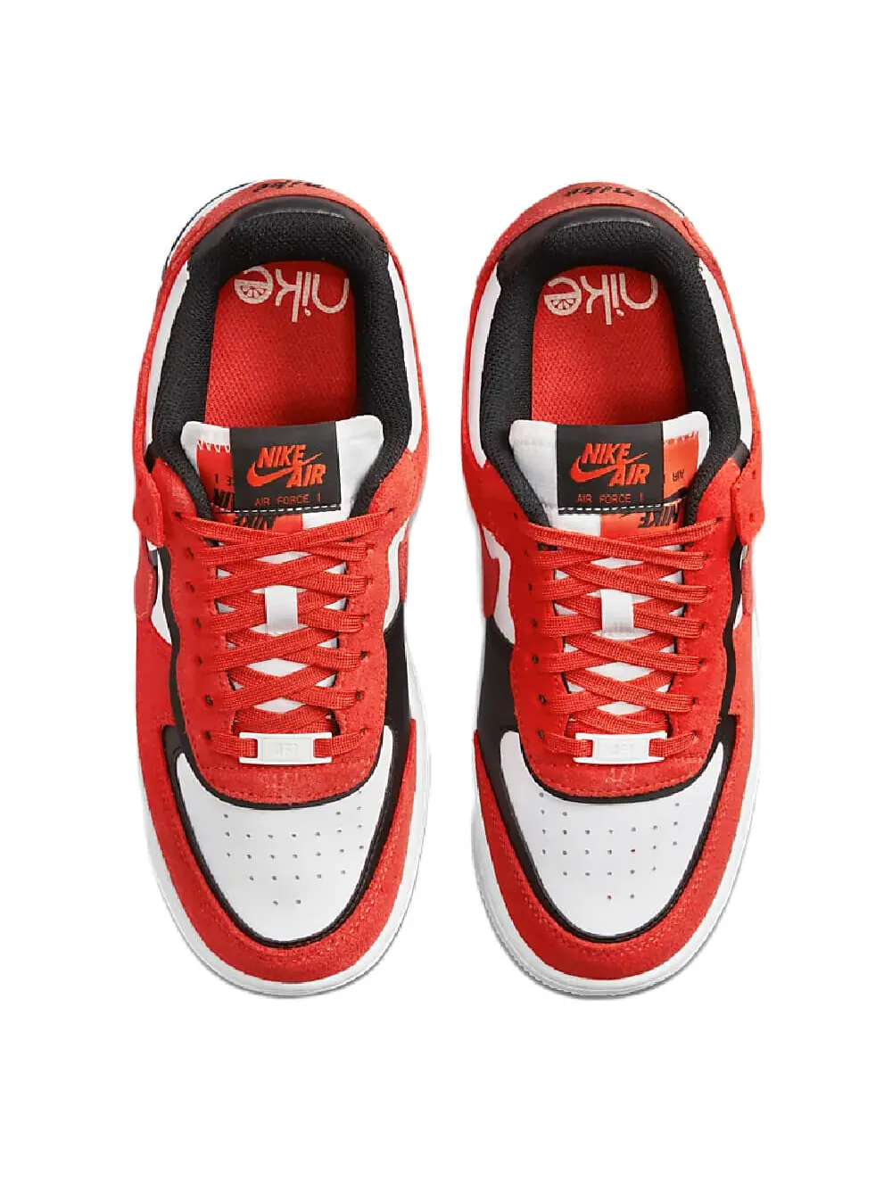Кросcовки Nike Air Force 1 Shadow — изображение 3 из 7, белый/красный/черный