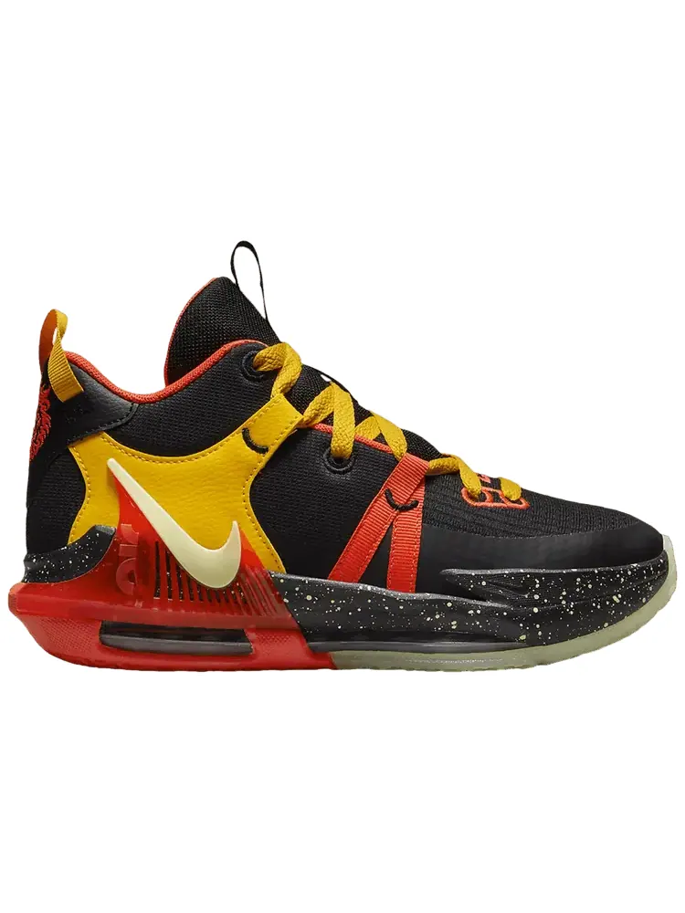 Кроссовки Nike LeBron Witness 7 GS 'Black Bright Crimson Speckled' — изображение 1 из 1, черный