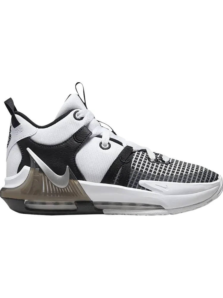 Кроссовки Nike LeBron Witness 7 GS 'White Black' — изображение 1 из 1, белый