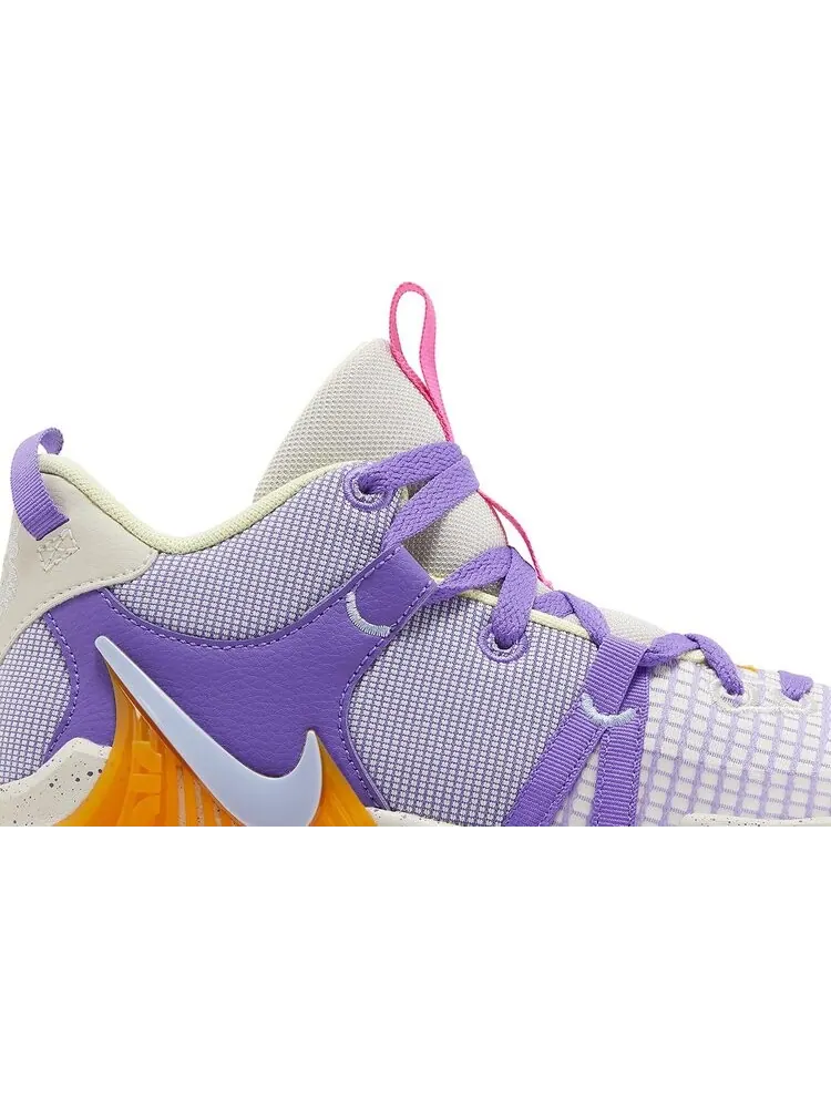 Кроссовки LeBron Witness 7 GS 'Action Grape Vivid Orange' — изображение 2 из 4, фиолетовый