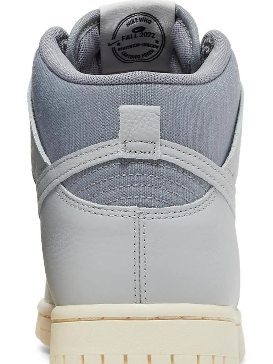 Кроссовки Nike Dunk High Vintage 'Certified Fresh - Particle Grey' — изображение 7 из 8, серый