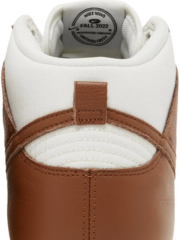 Кроссовки Nike Dunk High Vintage 'Certified Fresh - Pecan' — изображение 7 из 8, коричневый