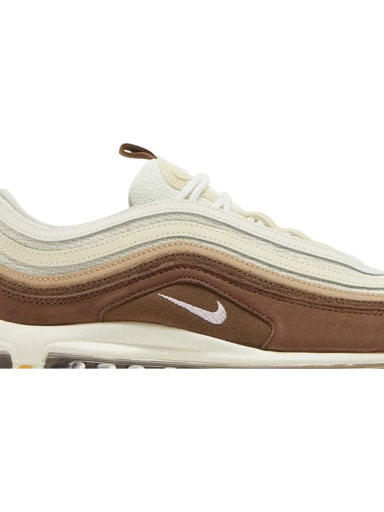Кроссовки Nike Air Max 97 'Muslin Pink Foam' — изображение 2 из 8, коричневый