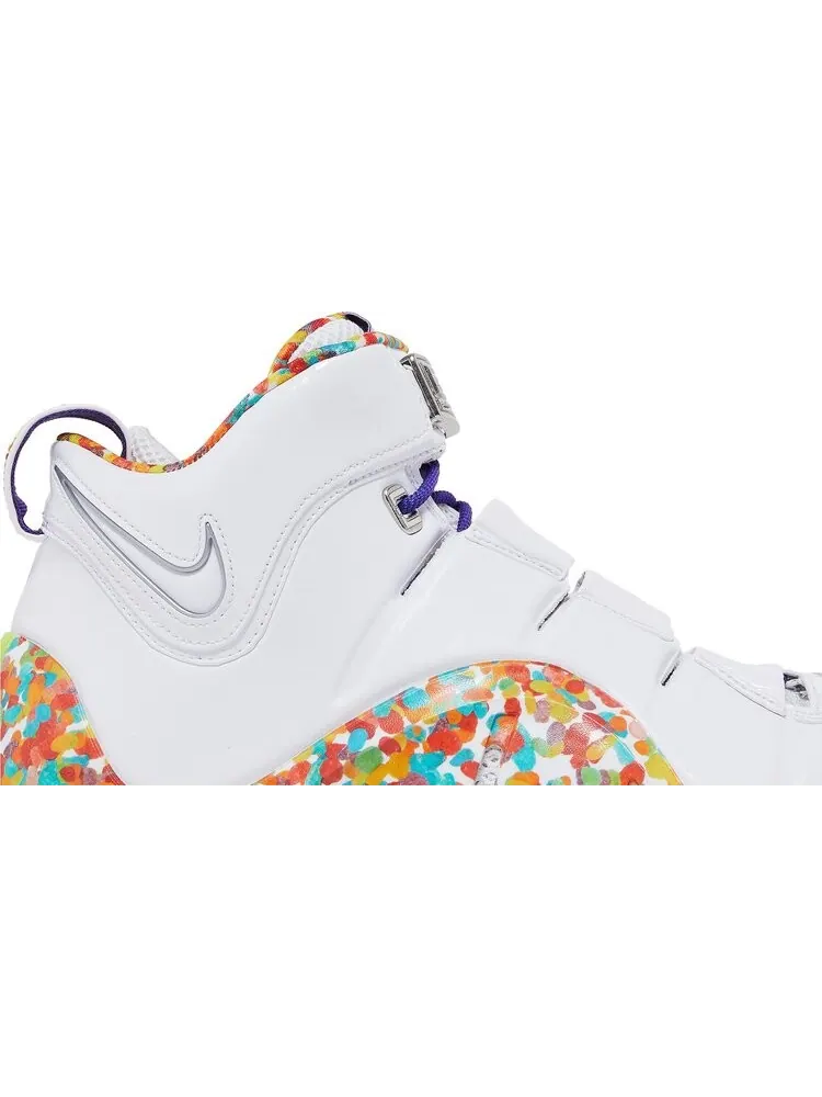 Кроссовки Zoom LeBron 4 'Fruity Pebbles' 2024 — изображение 2 из 4, белый