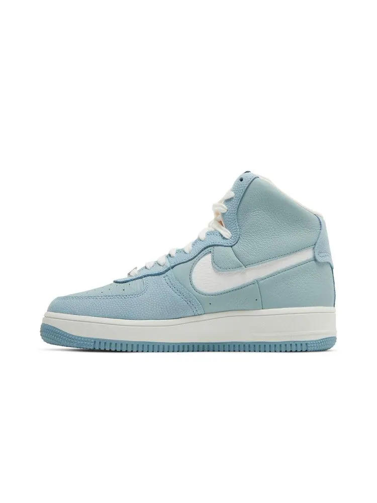 Кроссовки Nike Wmns Air Force 1 High Sculpt 'Worn Blue' — изображение 4 из 9, белый/синий