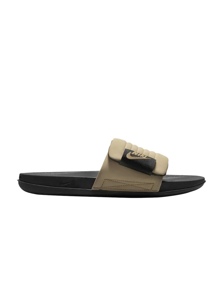 Сандалии Nike Offcourt Adjust Slide 'Black Khaki' — изображение 1 из 1, черный/черный/хаки