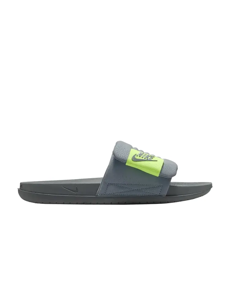 Сандалии Nike Offcourt Adjust Slide 'Cool Grey Volt' — изображение 1 из 1, серый//серый