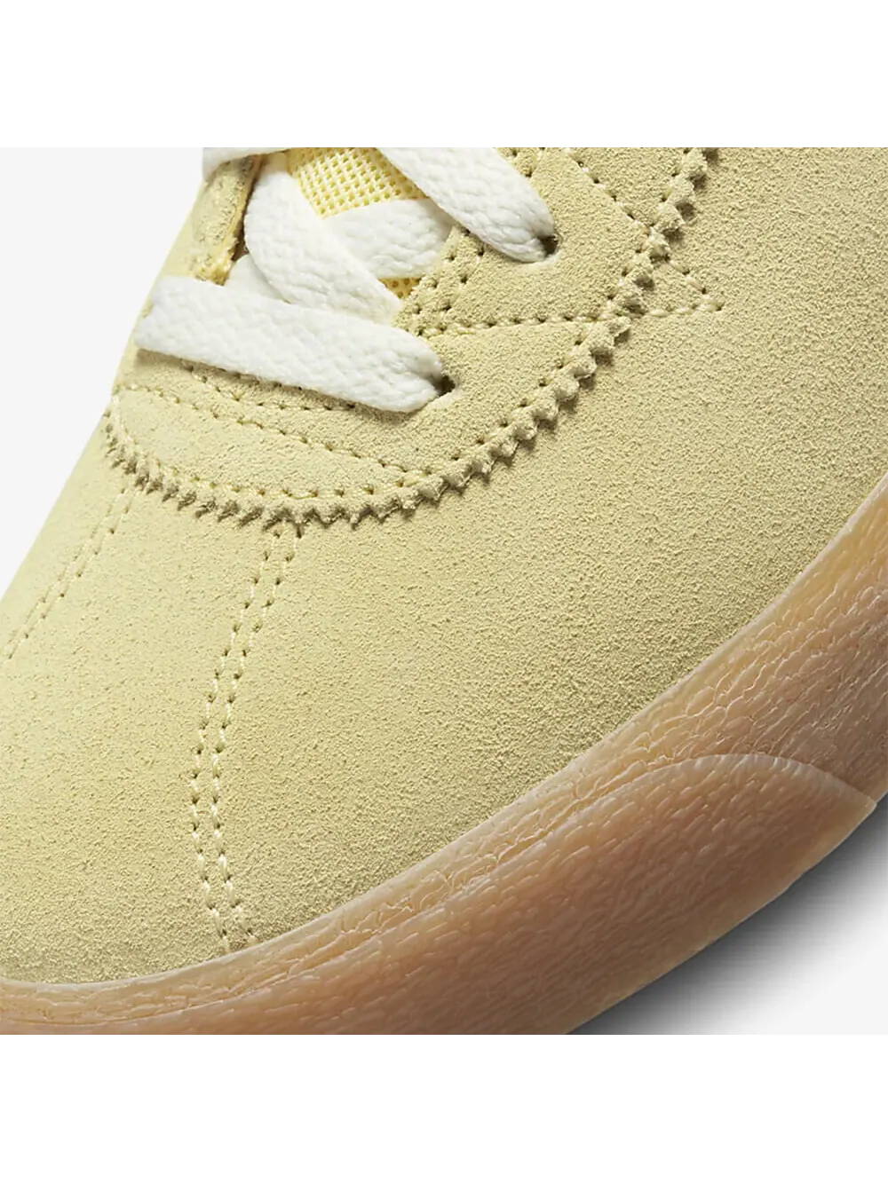 Скейтерские кеды Nike SB Bruin High, выстиранный лимонный — изображение 5 из 6, коричневый